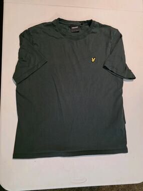 Lyle & Scott Men's T-Shirt XL Green Organic Cotton Logo Tee